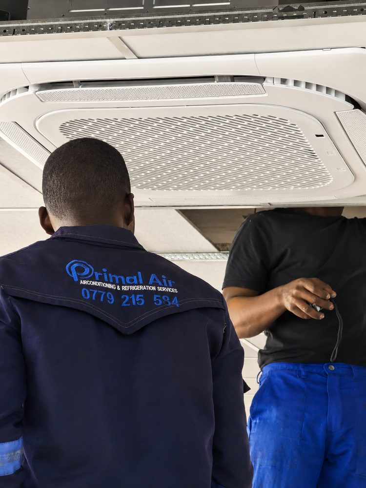 Primal Air: Installing a ceiling cassette unit