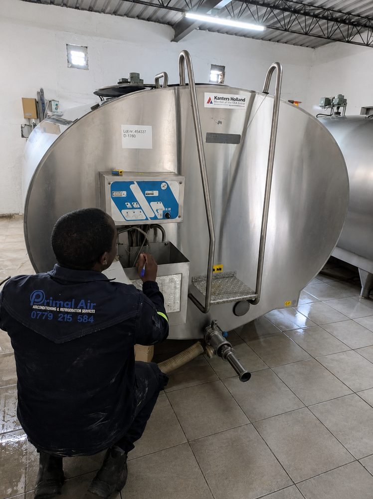 Primal Air: Dairy milk tank refrigeration